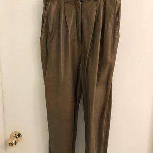 Emilio Rossi Ladies Leather Pants in size 8 - Brand New